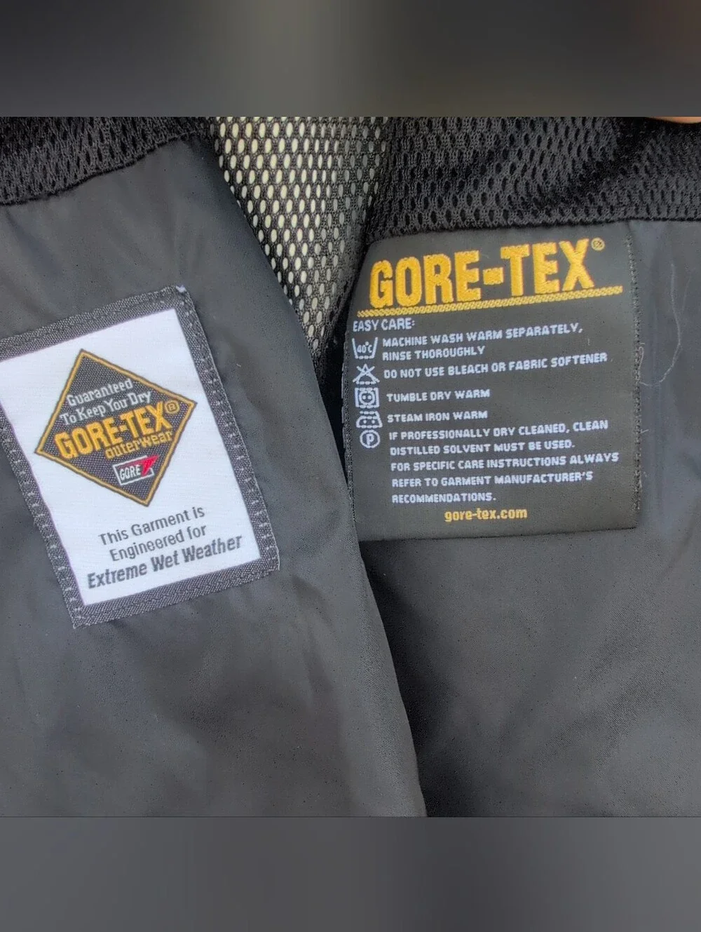 REI Goretex XCR Jacket Mens Large Blue Fly Fishing Wading Shell 90s Waterproof